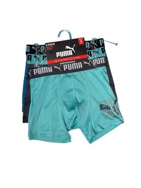 ⭐️ NWT- Puma 3-pack Boy Boxer Briefs - three colours- size S (6-7) #2